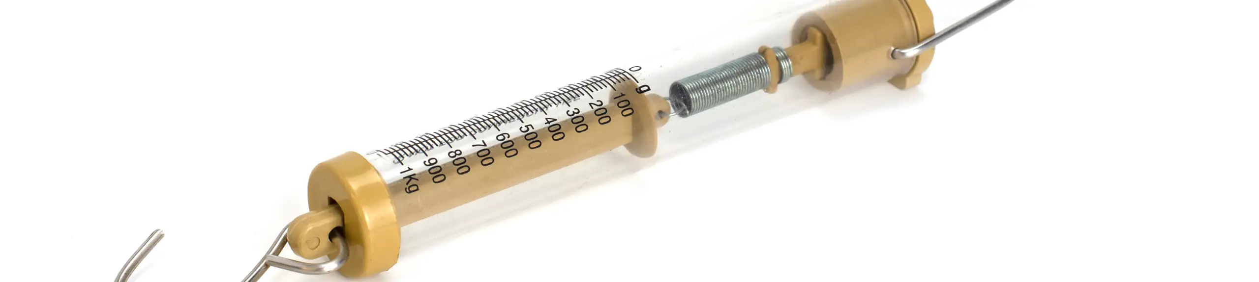 Spring Balance which needs force calibration Spring Balance which needs force calibration