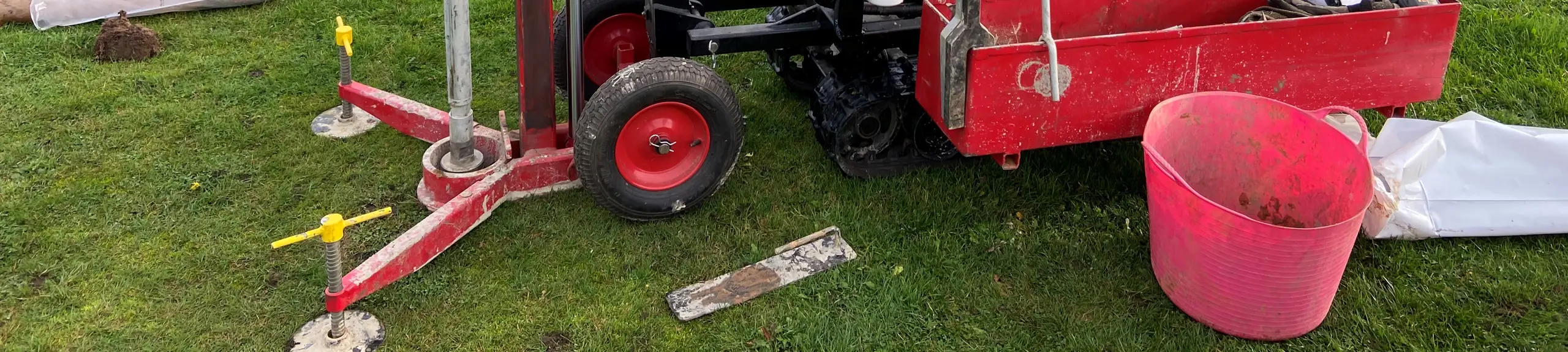 Trial pits and boreholes Trial pits and boreholes