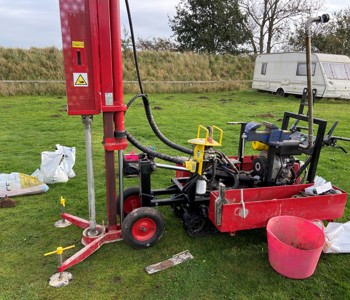 Trial pits and boreholes Trial pits and boreholes