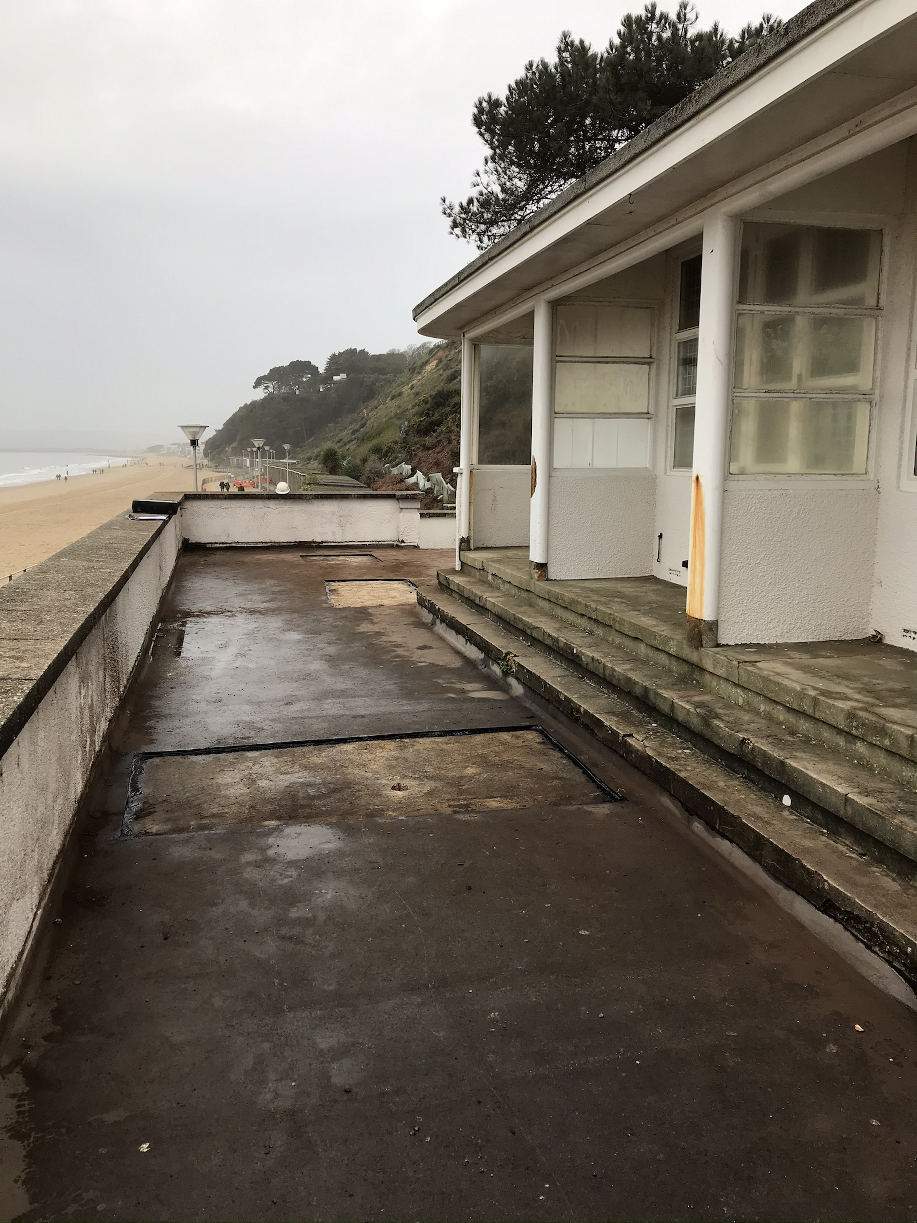 Testing the concrete path