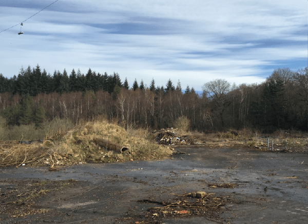 Contaminated land for testing